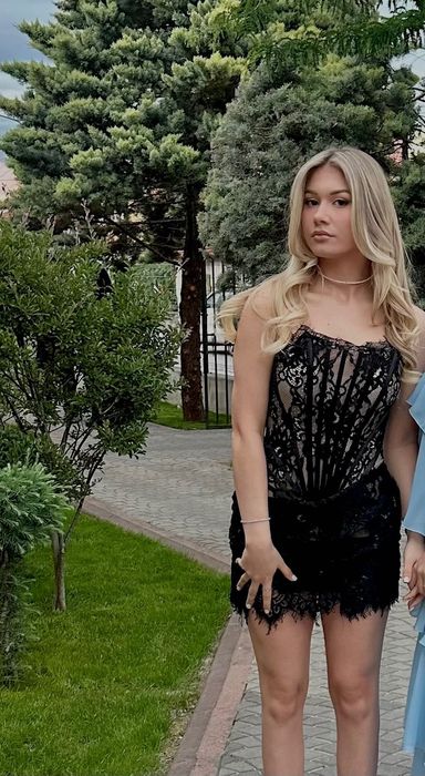 Официална черна рокля Bella Barnett