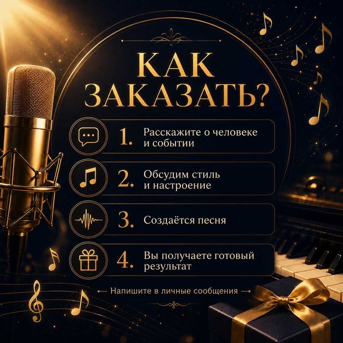 Песня под заказ в подарок