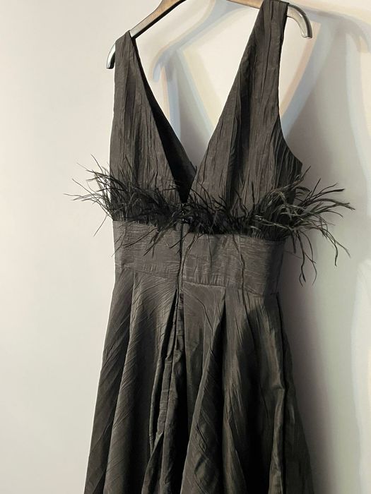 Rochie eleganta din tafta cu buzunare