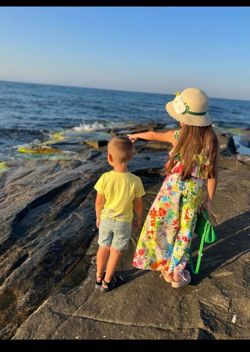 Многоцветен гащеризон за момиче Abel&Lula