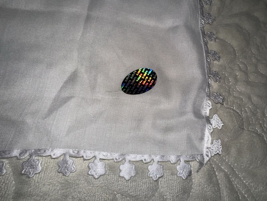 Белый платок 90* 90 см