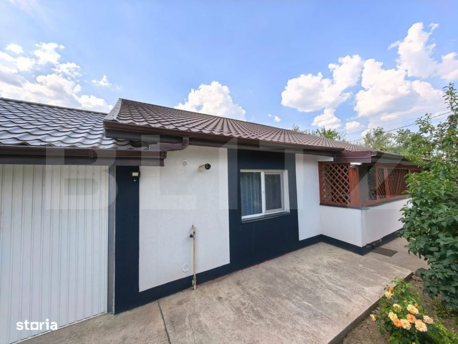 Casa parter cu garaj, 110mp utili si  teren 590 mp – Vorovesti, Iasi