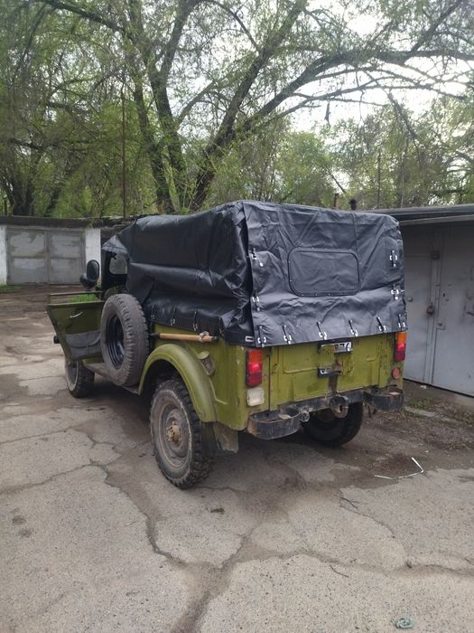 Газ 69 кабриолет на полном ходу