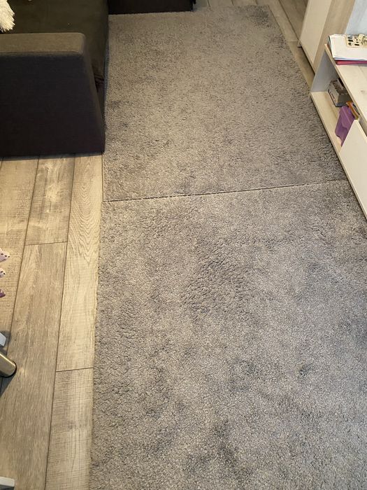 Covoare gri doua bucati