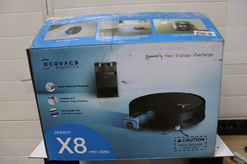 Прахосмукачка робот Ecovacs Deebot X8 Pro Omni, 18 000Pa, Self-Wash