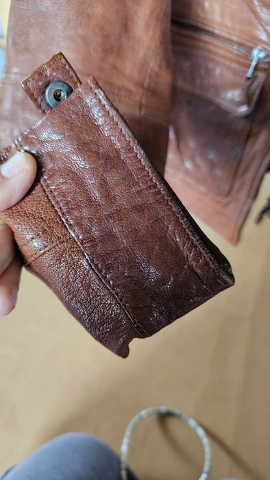 Уникално кожено яке Massimi Dutti. Като Ново.