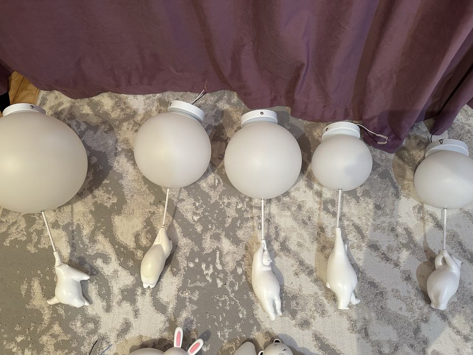 Набор люстр с ночниками