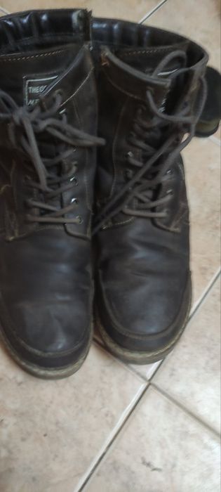 Мъжки високи кожени обувки Меркирий