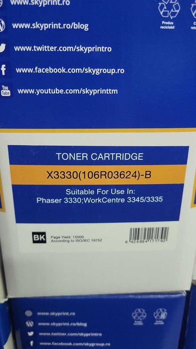Cartuse toner Xerox WorkCentre,Phaser, Samsung, OKI, Dell etc