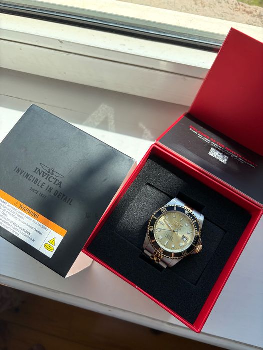 Invicta Pro Diver Automatic Original | Titanium & Gold Edition