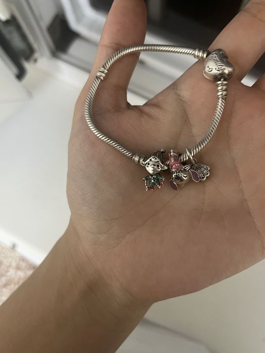 pandora браслет с шармами