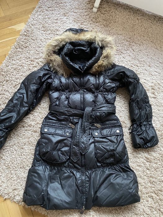 Дамска дълга шуба с гъши пух