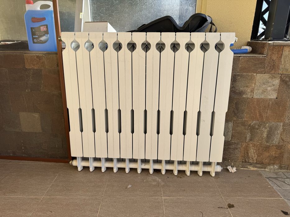 Алуминиев радиатор Перфектен + кран Herz