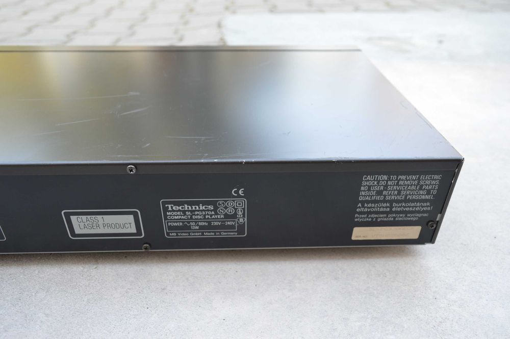 Cd player Technics SL PG 370 A