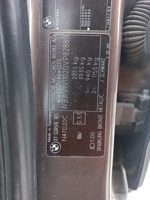 Motor bmw n47d20c diesel