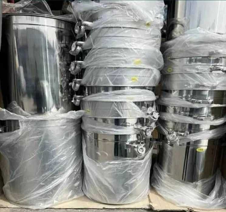 ГОЛЕМИ казани Тенджери НЕРЪЖДАЕМА СТОМАНА Голям Казан Голяма Тенджера