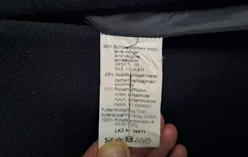 Palton femei 60%lana si 23% cashmere Germany
