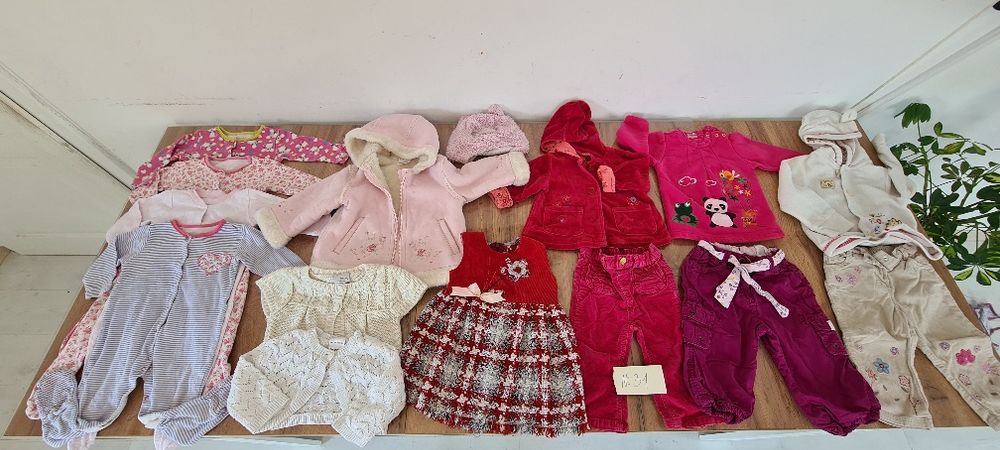 Лот момиче 9-12 месеца  14 части