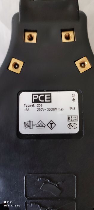 PC Electric Austria - троен куплунг/разклонител/контакт, 16А, IP44