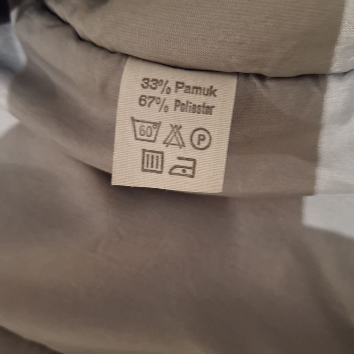 Ретро сив, мъжки термо шлифер с колан, р-р 52,