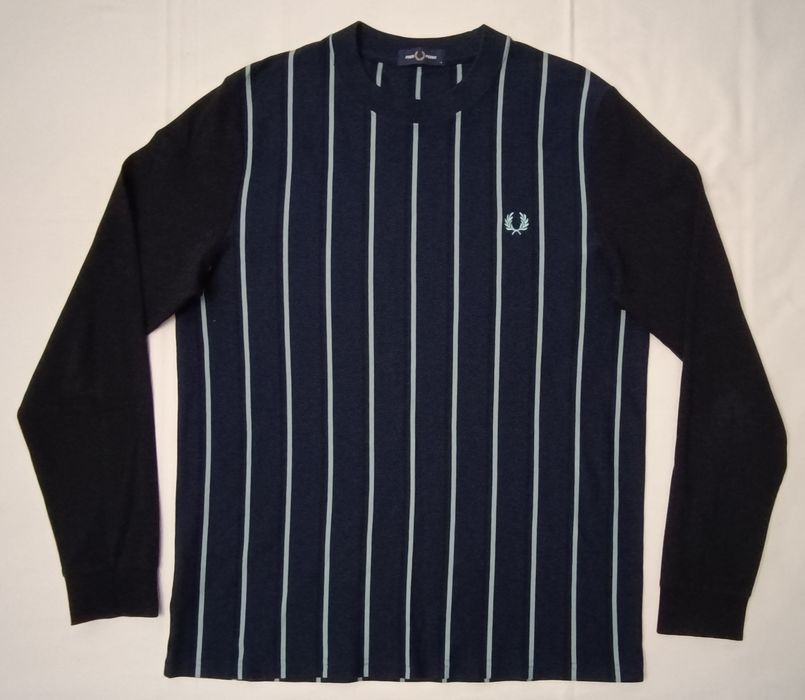 Fred Perry Long Sleeve оригинална блуза L памучна дълъг ръкав Фред Пери
