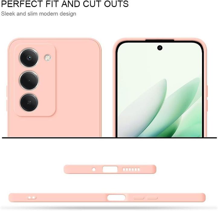 Матов силиконов кейс за xiaomi redmi 15 4g - розов