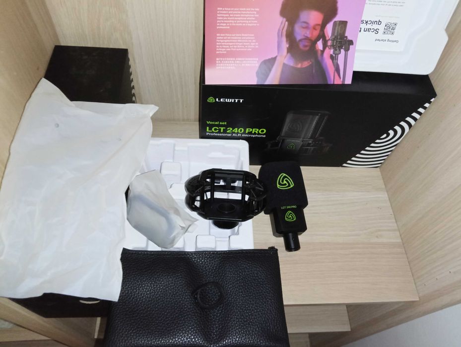 URGENT! Microfon de studio  Lewitt LCT 240 Pro, Și placa sunet