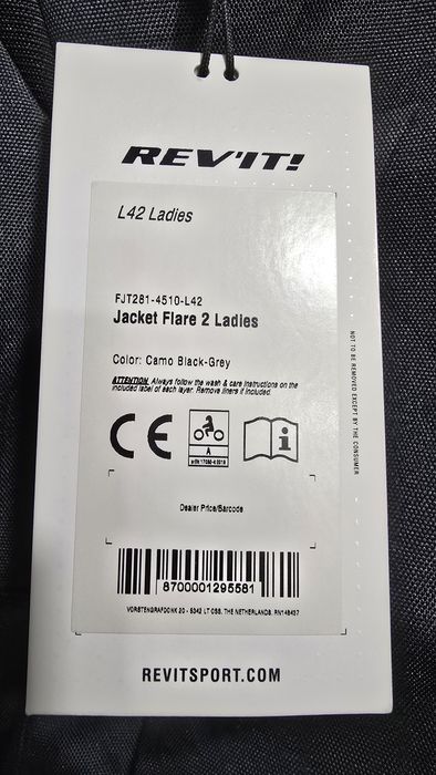 Geacă moto textil Revit Flare 2 damă