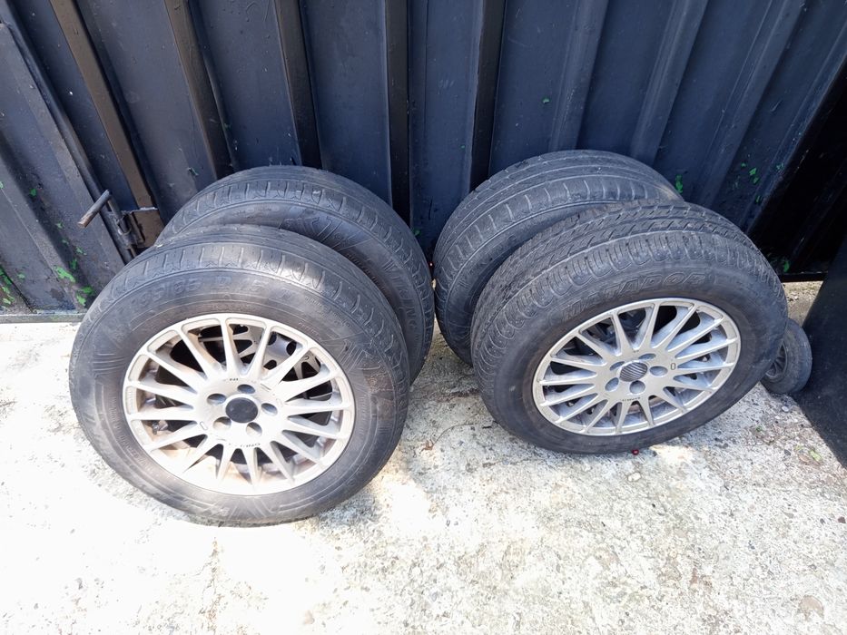 Jante cu anvelope de vara 5x100 R15,Skoda Octavia tour