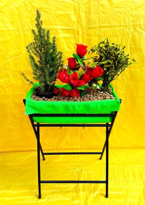 JARDINIERE pliabile 50x25x70 Cm din otel si material special NOI 50 Le