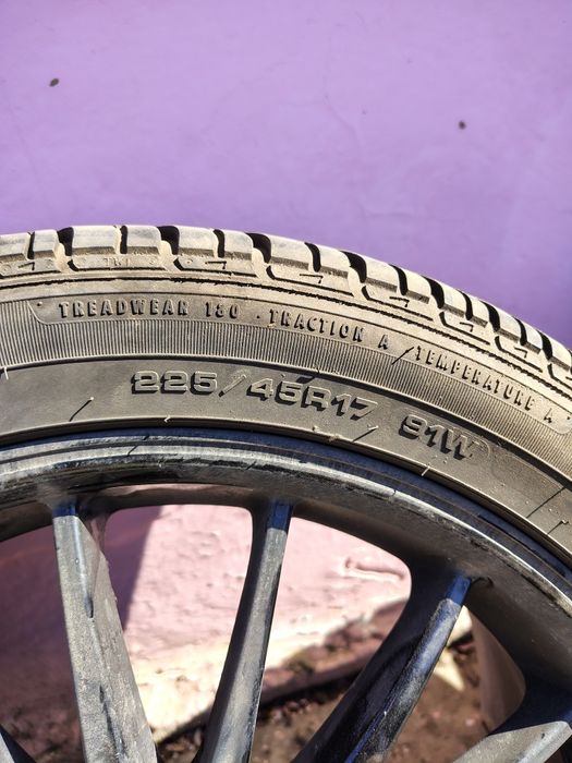 Jante dynamic team sports 17 cu cauciucuri de vara