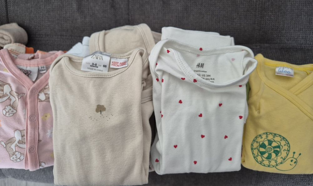 Lot haine bebe marimea 62-68 H&M, Zara, liloo, lcw.