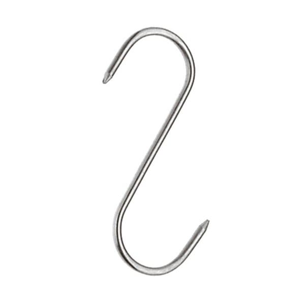 Carlig afumatoare carne , macelarie DEPOX® , 16 cm , otel