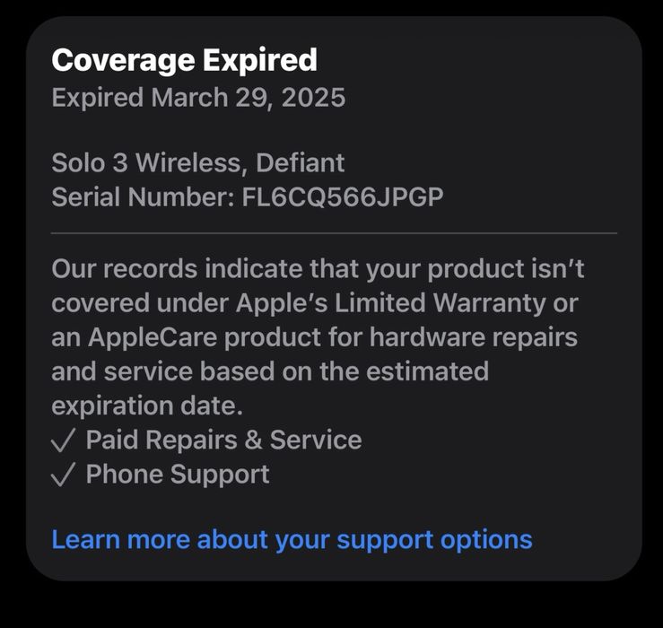 Beats Solo3 Wireless – черно-красные