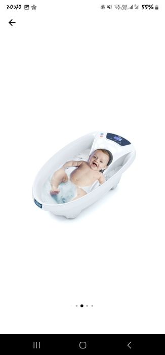 cadita beblusi cu termometru si cantar 0-2 ani