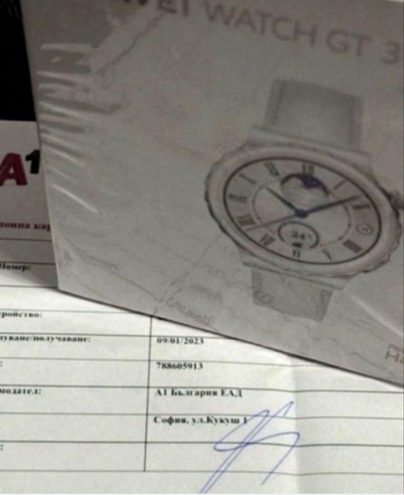 41mm Huawei watch GT 3 Pro | GT3 Гаранция A1 2025 Ceramic White | Бял