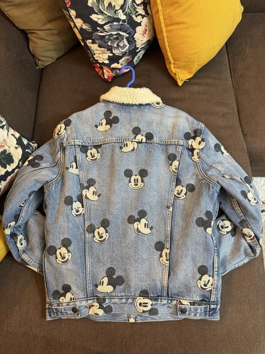 Geaca de blugi imblanita Levi’s Mickey Mouse
