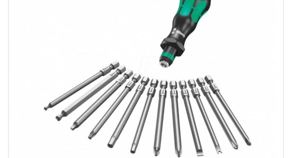 WERA отвертка с накрайници 17 части