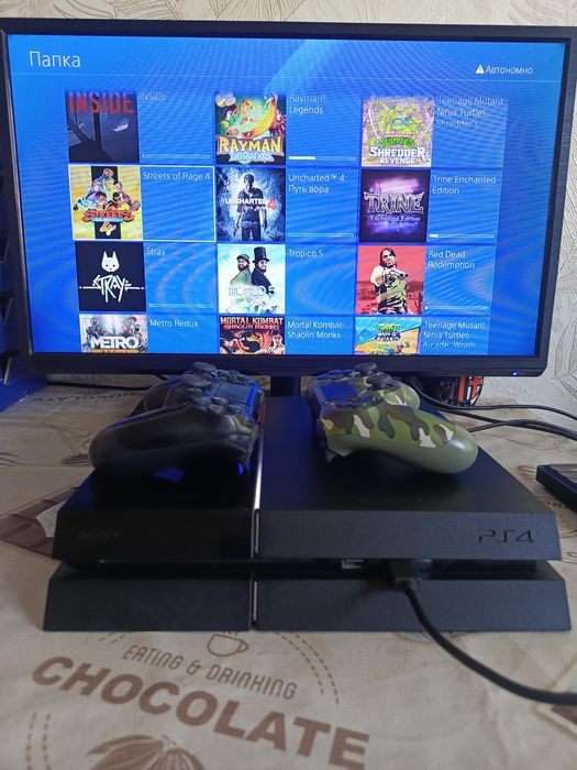 Ps4 1TB 5.05 плейстейшн пс4 1тб голдхен прошитый редкий ревизии