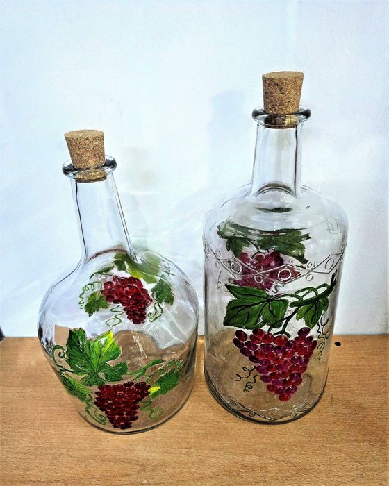 Бутыль графин стеклянный