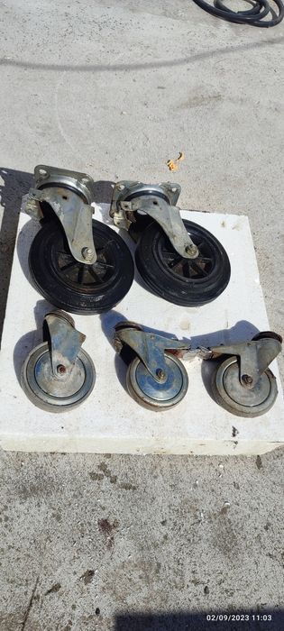 Roți schelă ,pe rulment