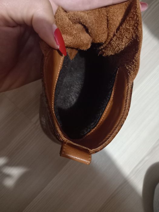 Дамски боти от естествена кожа