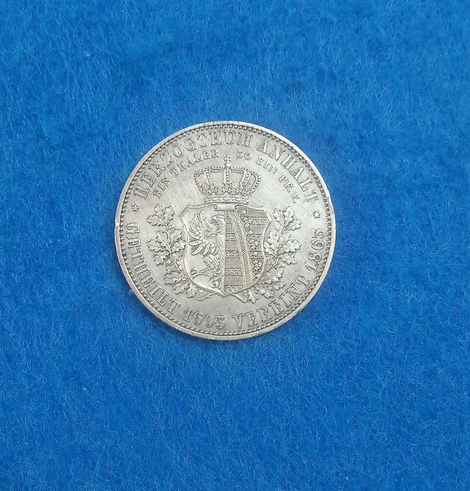 монета серебро Германия 1863г.