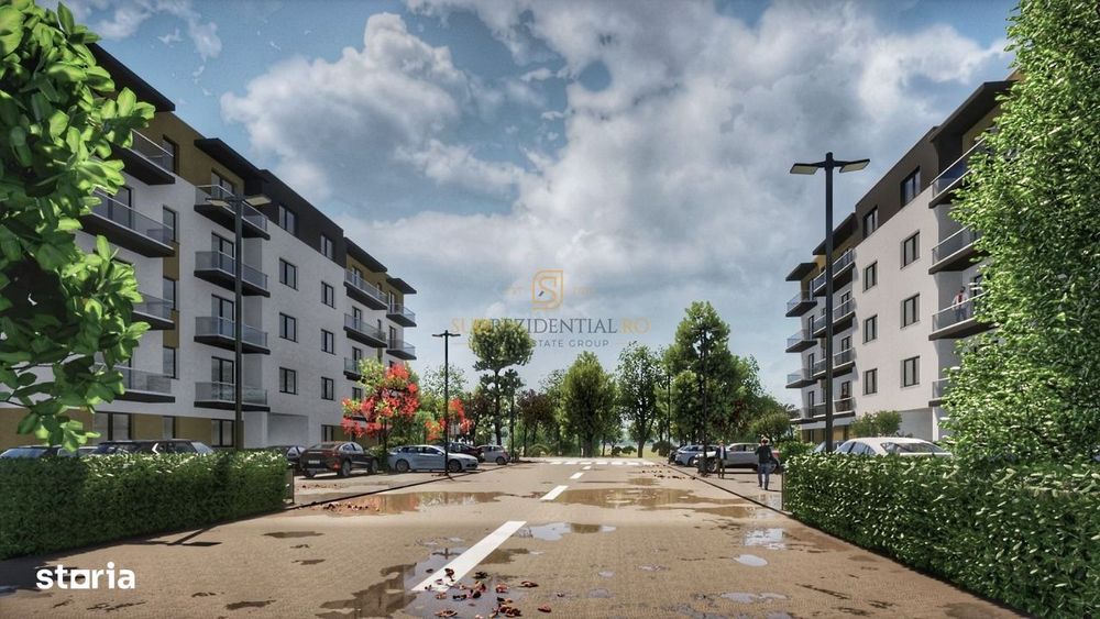 Garsoniera de vanzare, ansamblu rezidential, finisaje moderne - Vidra