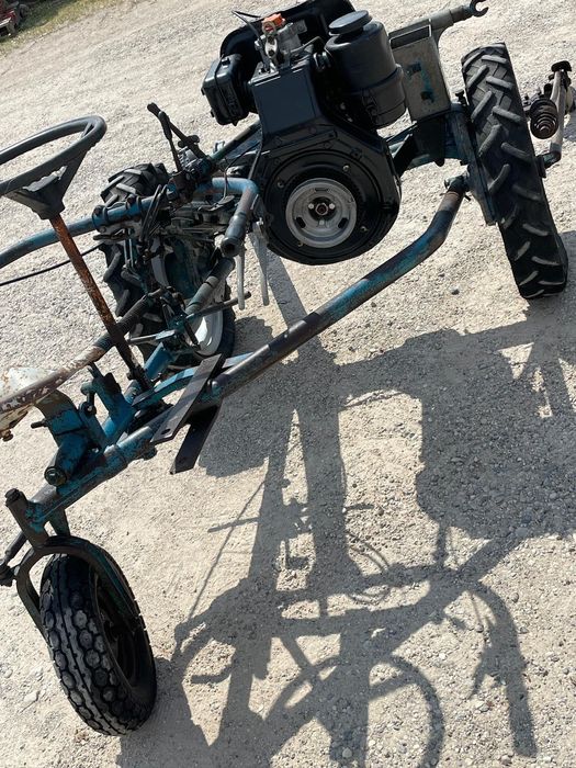 Cositoare BCS diesel motor lombardini, cu volan