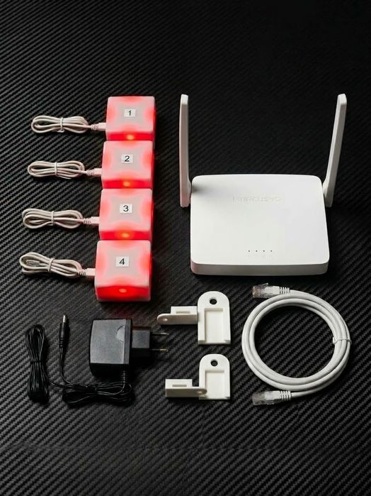 Sistem Tally Light Wireless 4 Camere - Compatibil Blackmagic ATEM
