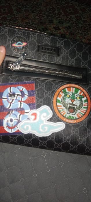 Сумка-барсетка Gucci GG supreme