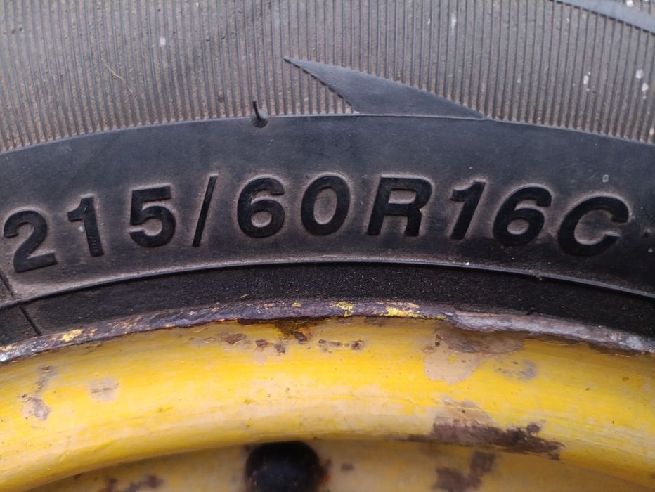 OFERTĂ-Roți remorcă /căruță/Fiat 215/60R16C,umflate-T:0755x225x999