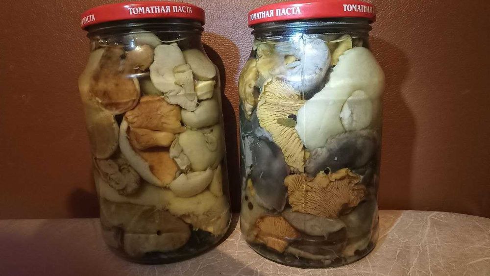 маринованы белый гриб в 1 литровой таре