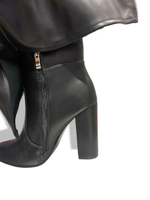 Дамски ботуши на висок ток-ПРОМОЦИЯ